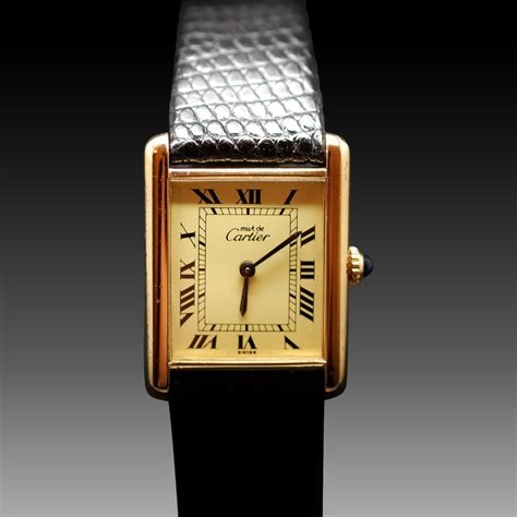 montre tank must cartier homme